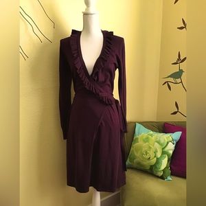 Merona Wrap Sweater Dress -  Medium